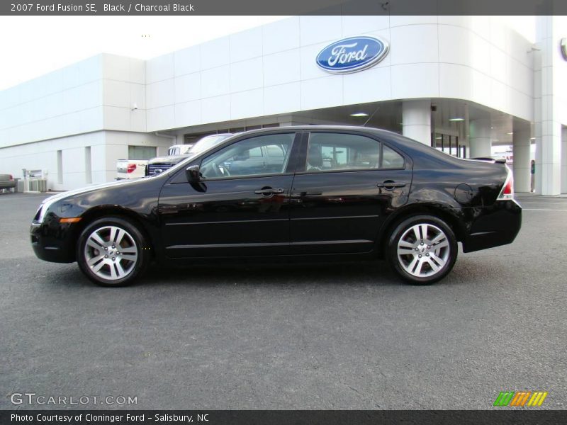 Black / Charcoal Black 2007 Ford Fusion SE