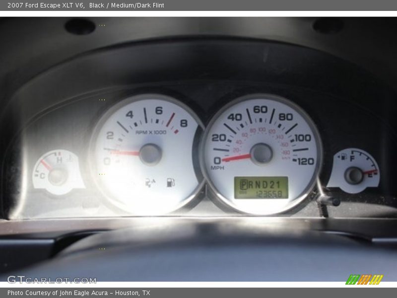 Black / Medium/Dark Flint 2007 Ford Escape XLT V6