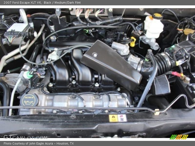 Black / Medium/Dark Flint 2007 Ford Escape XLT V6
