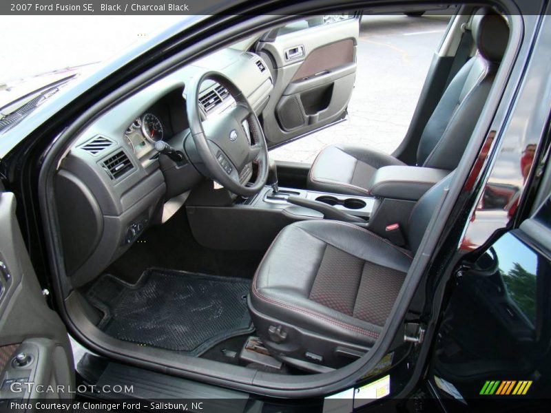 Black / Charcoal Black 2007 Ford Fusion SE