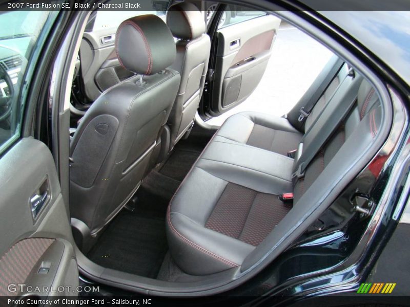 Black / Charcoal Black 2007 Ford Fusion SE