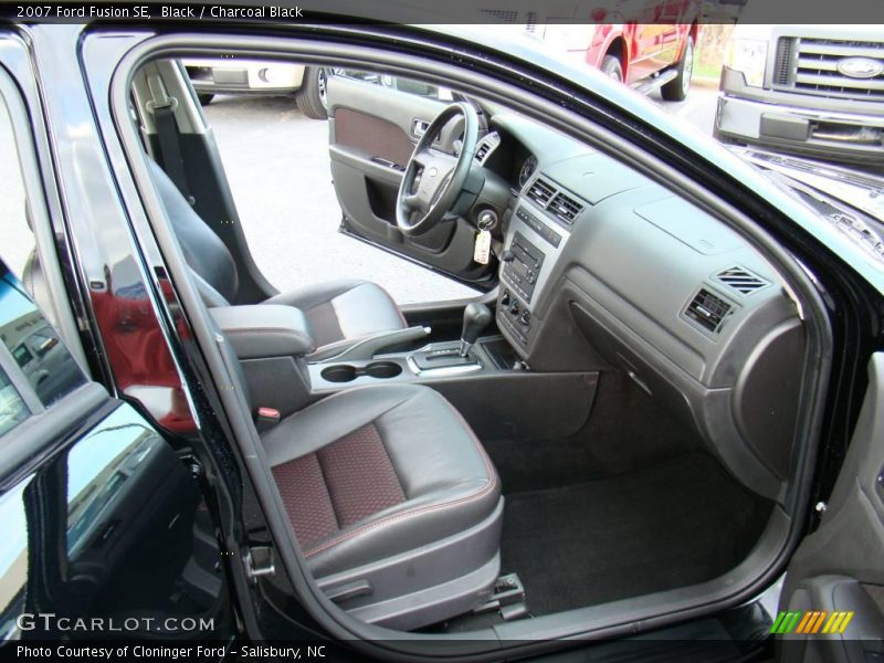 Black / Charcoal Black 2007 Ford Fusion SE