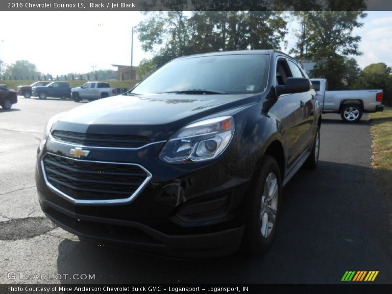 Black / Jet Black 2016 Chevrolet Equinox LS
