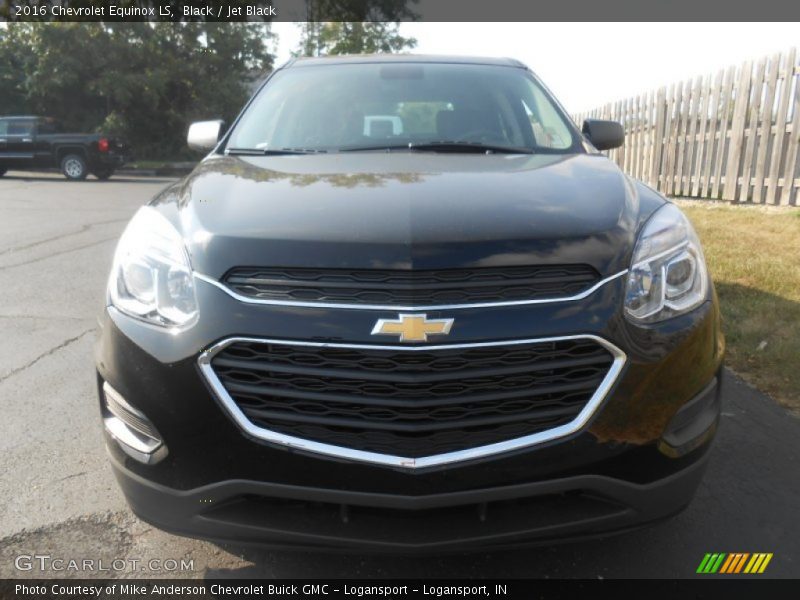 Black / Jet Black 2016 Chevrolet Equinox LS