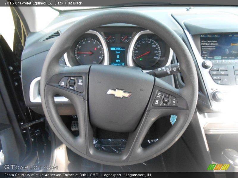Black / Jet Black 2016 Chevrolet Equinox LS