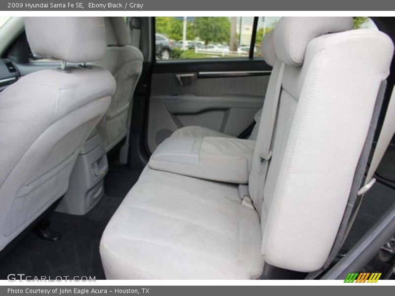 Ebony Black / Gray 2009 Hyundai Santa Fe SE