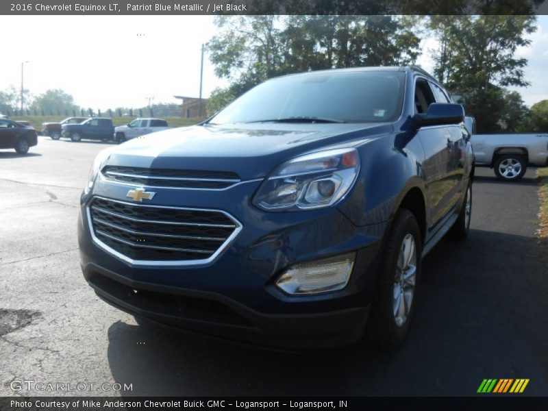 Patriot Blue Metallic / Jet Black 2016 Chevrolet Equinox LT