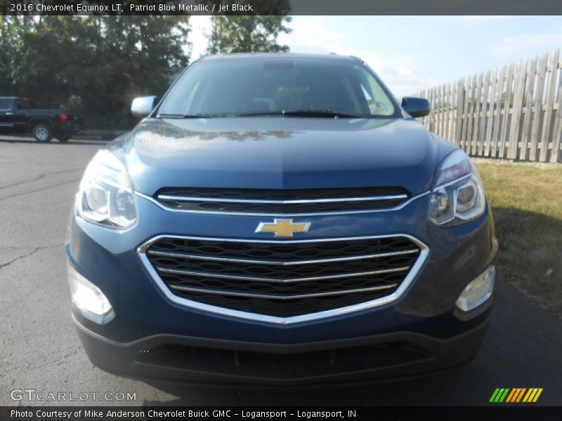 Patriot Blue Metallic / Jet Black 2016 Chevrolet Equinox LT