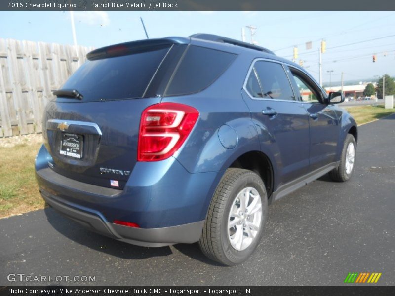 Patriot Blue Metallic / Jet Black 2016 Chevrolet Equinox LT