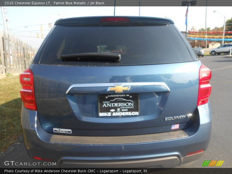 Patriot Blue Metallic / Jet Black 2016 Chevrolet Equinox LT