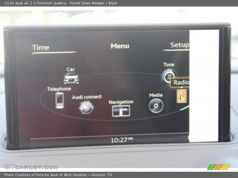 Florett Silver Metallic / Black 2016 Audi A3 2.0 Premium quattro