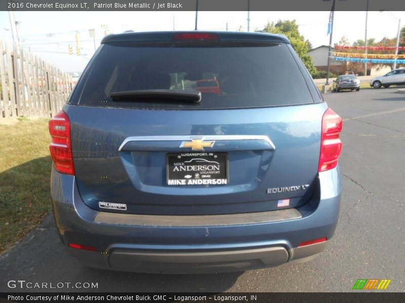 Patriot Blue Metallic / Jet Black 2016 Chevrolet Equinox LT