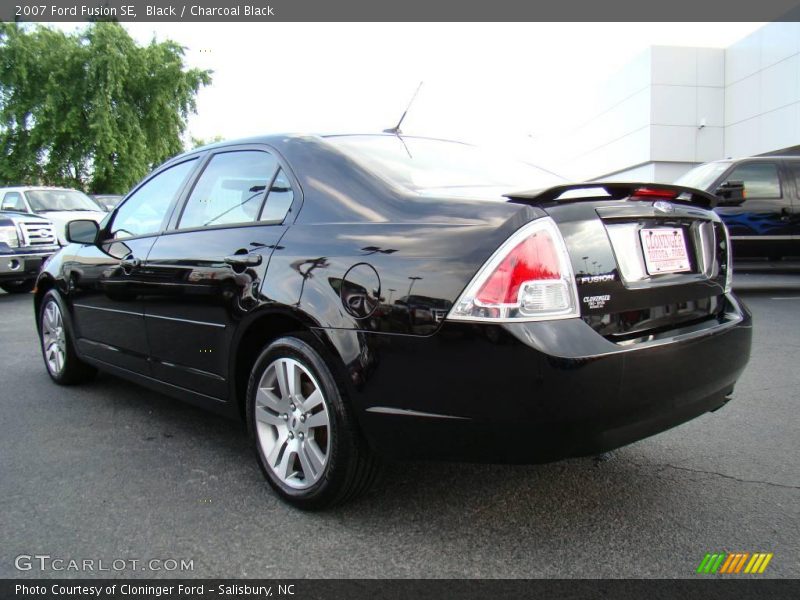 Black / Charcoal Black 2007 Ford Fusion SE