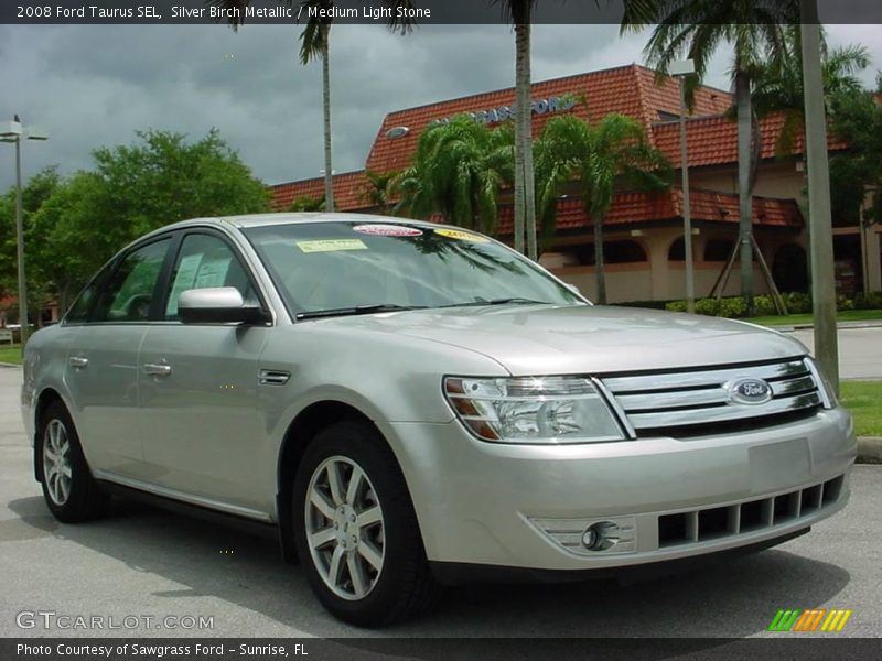 Silver Birch Metallic / Medium Light Stone 2008 Ford Taurus SEL