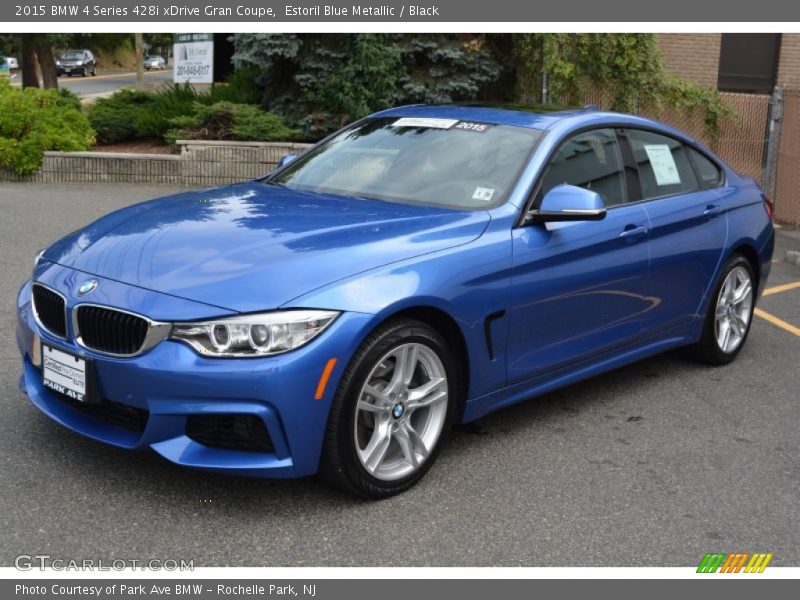 Estoril Blue Metallic / Black 2015 BMW 4 Series 428i xDrive Gran Coupe