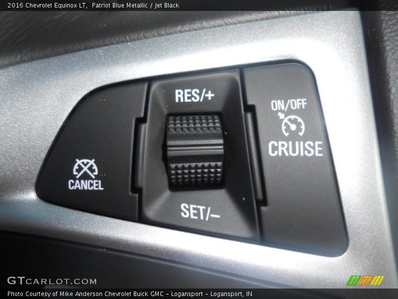 Patriot Blue Metallic / Jet Black 2016 Chevrolet Equinox LT