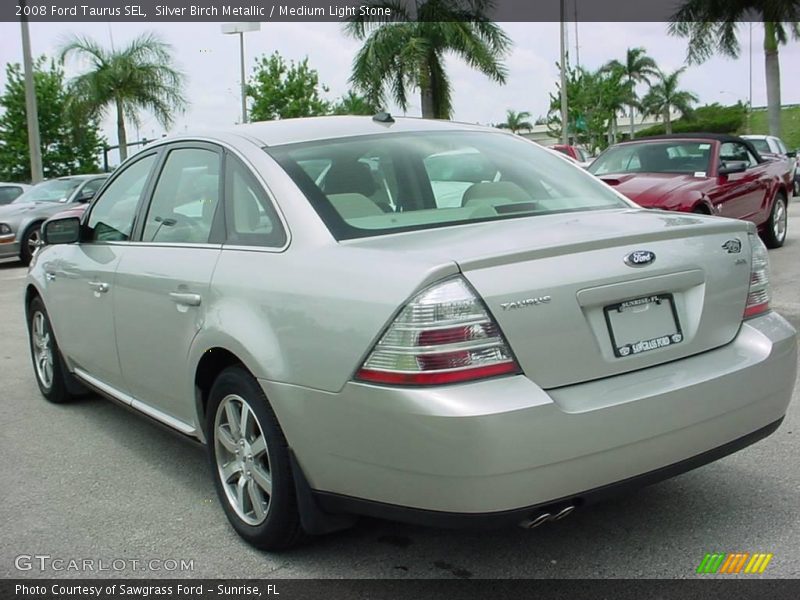Silver Birch Metallic / Medium Light Stone 2008 Ford Taurus SEL