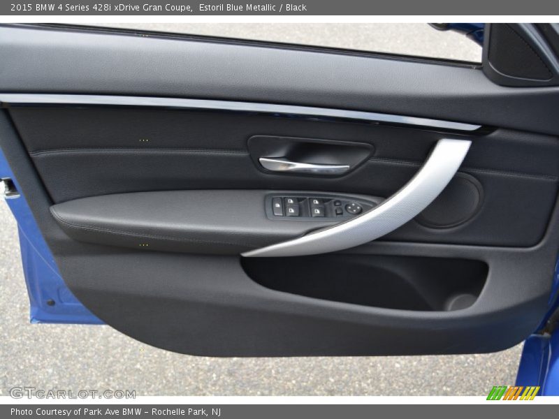 Estoril Blue Metallic / Black 2015 BMW 4 Series 428i xDrive Gran Coupe
