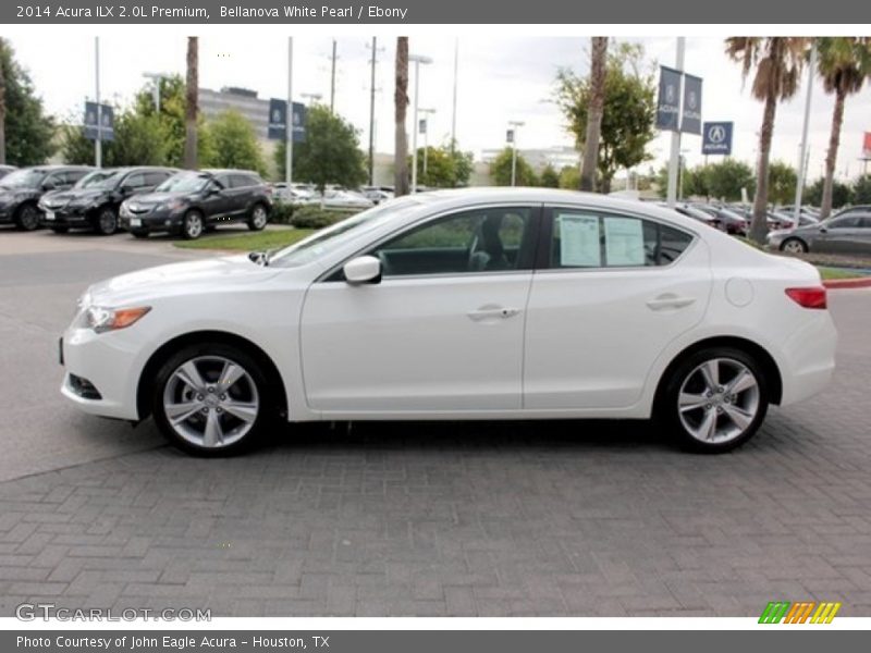 Bellanova White Pearl / Ebony 2014 Acura ILX 2.0L Premium