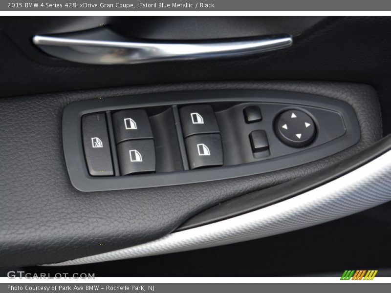 Estoril Blue Metallic / Black 2015 BMW 4 Series 428i xDrive Gran Coupe