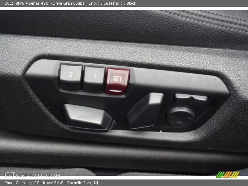 Estoril Blue Metallic / Black 2015 BMW 4 Series 428i xDrive Gran Coupe