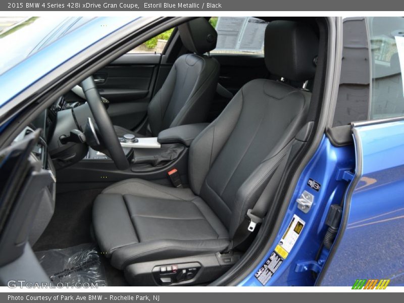 Estoril Blue Metallic / Black 2015 BMW 4 Series 428i xDrive Gran Coupe