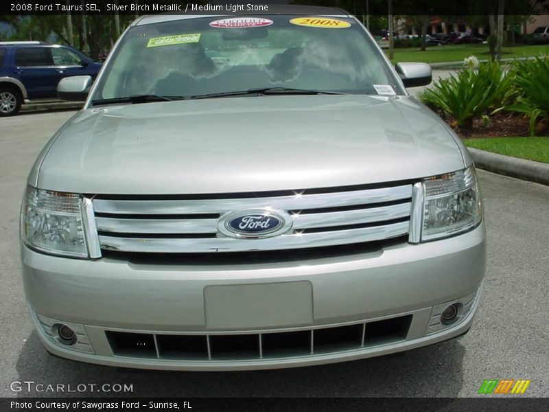 Silver Birch Metallic / Medium Light Stone 2008 Ford Taurus SEL