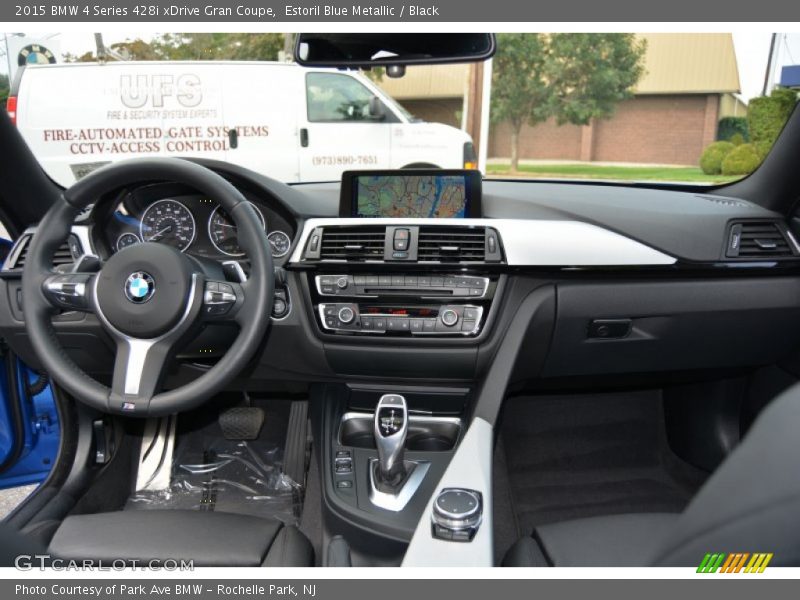 Estoril Blue Metallic / Black 2015 BMW 4 Series 428i xDrive Gran Coupe