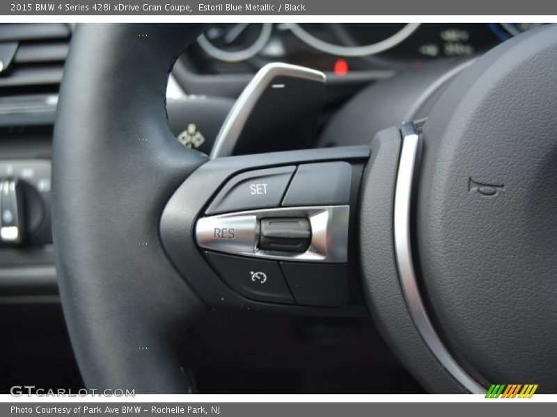 Estoril Blue Metallic / Black 2015 BMW 4 Series 428i xDrive Gran Coupe
