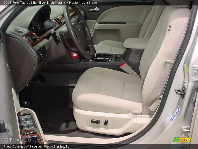 Silver Birch Metallic / Medium Light Stone 2008 Ford Taurus SEL