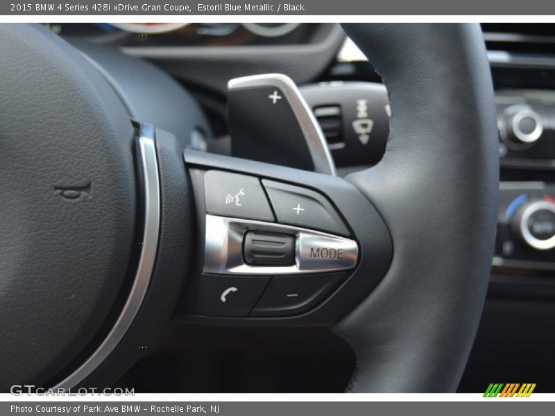 Estoril Blue Metallic / Black 2015 BMW 4 Series 428i xDrive Gran Coupe