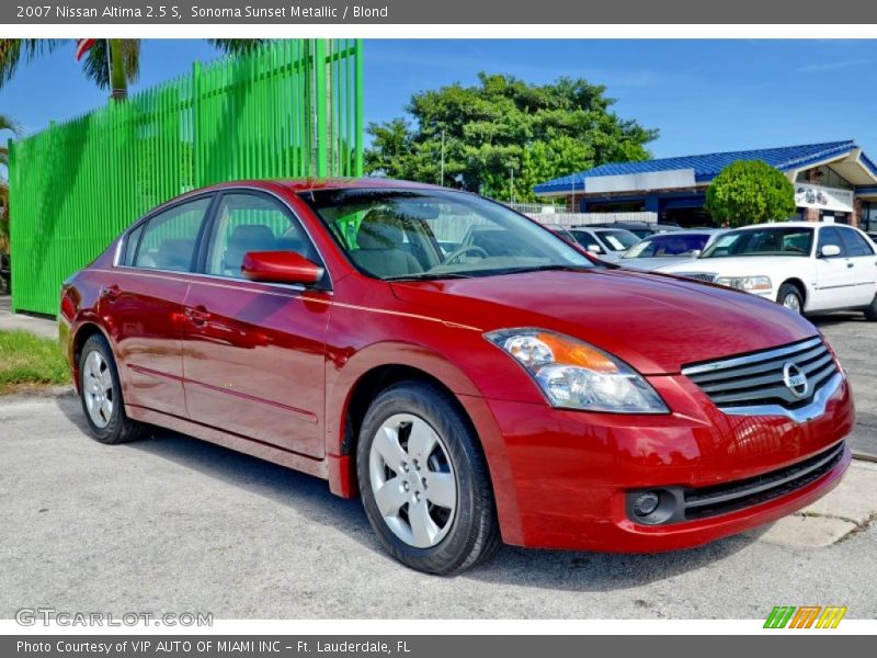 Sonoma Sunset Metallic / Blond 2007 Nissan Altima 2.5 S