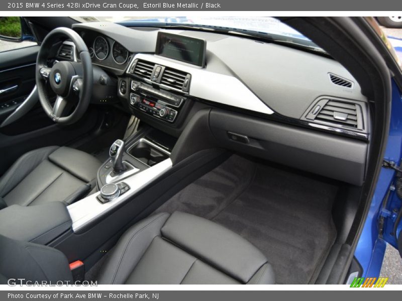 Estoril Blue Metallic / Black 2015 BMW 4 Series 428i xDrive Gran Coupe