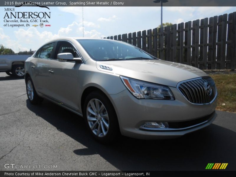 Sparkling Silver Metallic / Ebony 2016 Buick LaCrosse Leather Group