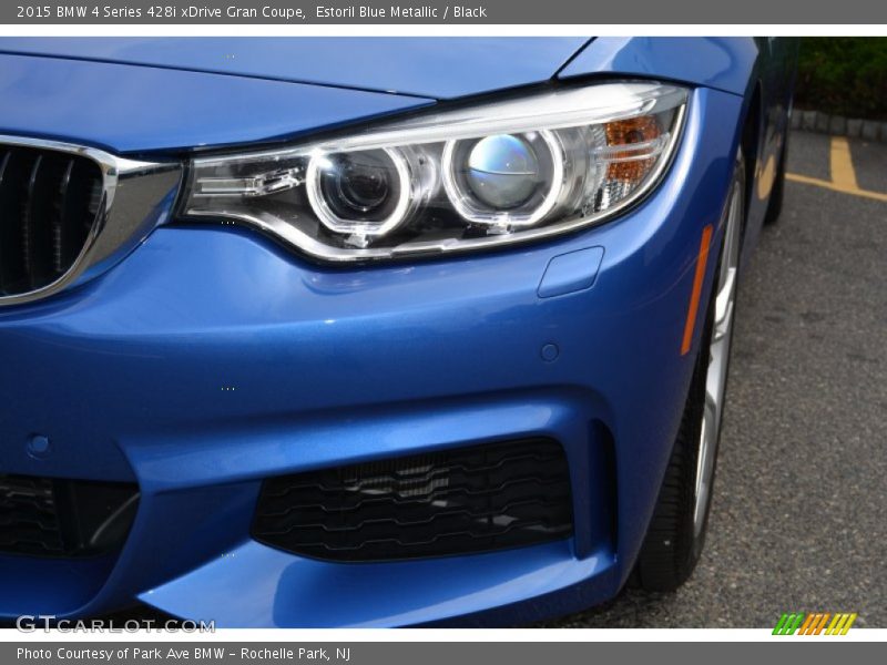 Estoril Blue Metallic / Black 2015 BMW 4 Series 428i xDrive Gran Coupe