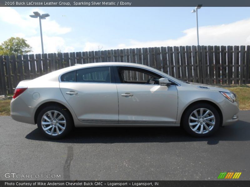  2016 LaCrosse Leather Group Sparkling Silver Metallic