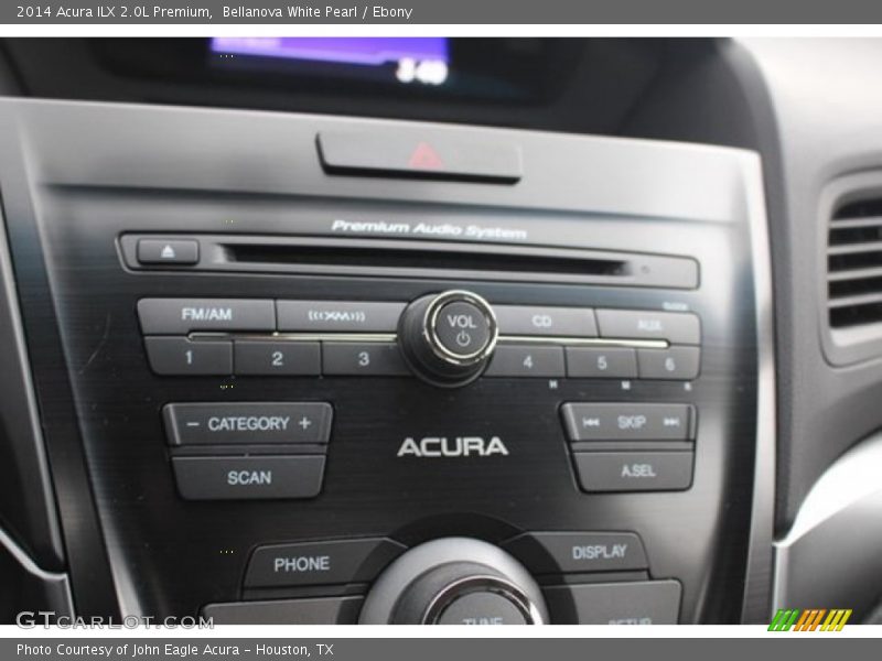 Bellanova White Pearl / Ebony 2014 Acura ILX 2.0L Premium