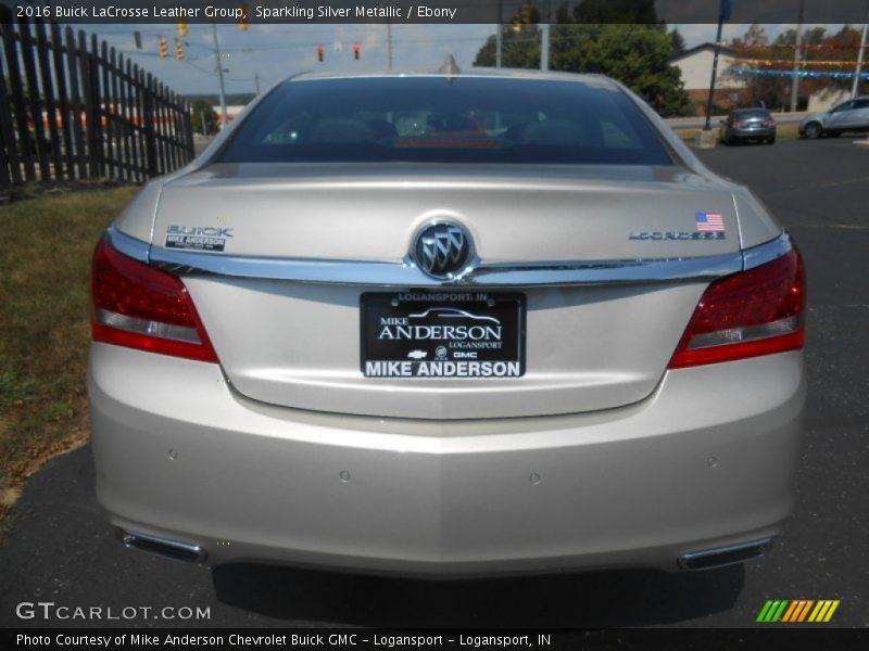 Sparkling Silver Metallic / Ebony 2016 Buick LaCrosse Leather Group