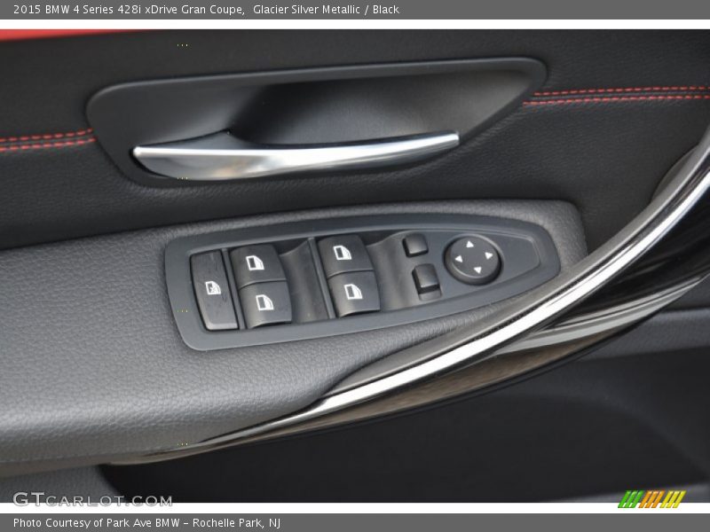 Glacier Silver Metallic / Black 2015 BMW 4 Series 428i xDrive Gran Coupe
