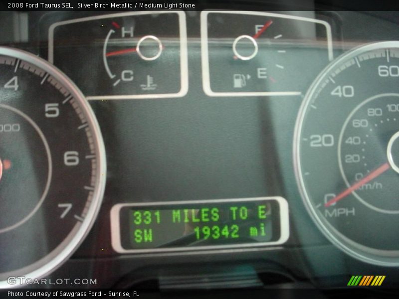 Silver Birch Metallic / Medium Light Stone 2008 Ford Taurus SEL
