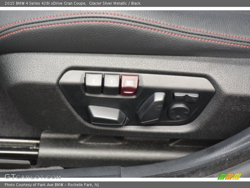 Glacier Silver Metallic / Black 2015 BMW 4 Series 428i xDrive Gran Coupe