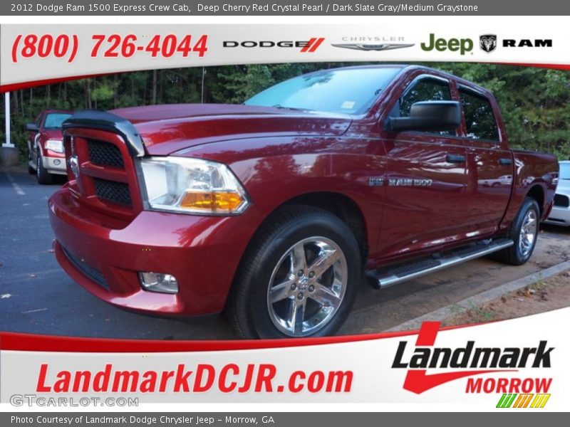 Deep Cherry Red Crystal Pearl / Dark Slate Gray/Medium Graystone 2012 Dodge Ram 1500 Express Crew Cab