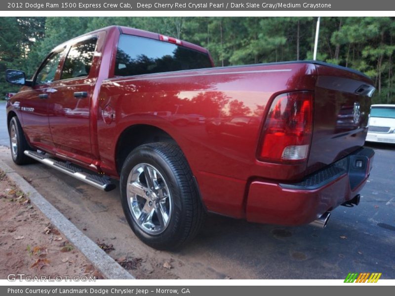 Deep Cherry Red Crystal Pearl / Dark Slate Gray/Medium Graystone 2012 Dodge Ram 1500 Express Crew Cab