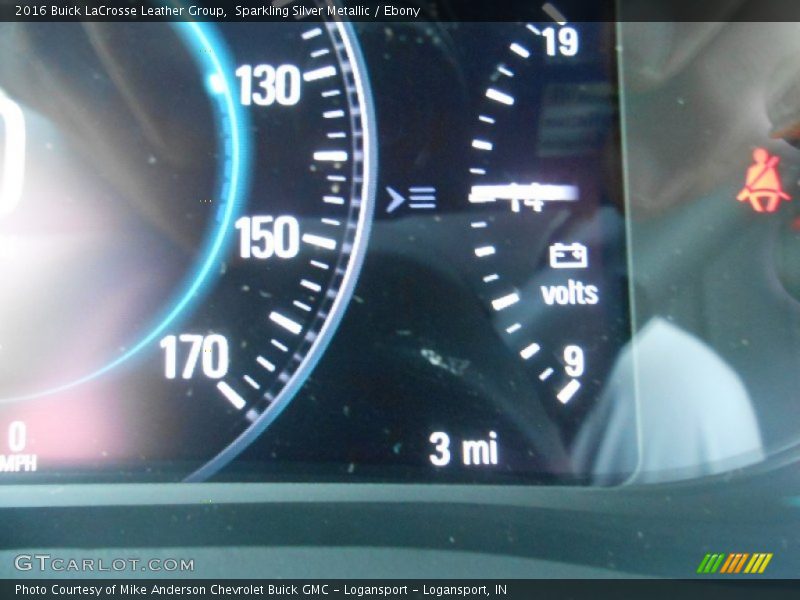 Sparkling Silver Metallic / Ebony 2016 Buick LaCrosse Leather Group
