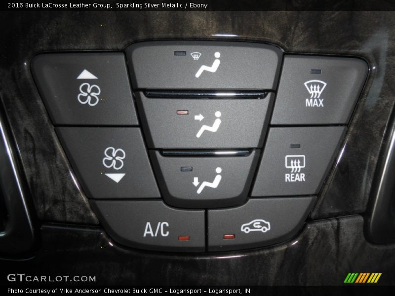 Controls of 2016 LaCrosse Leather Group