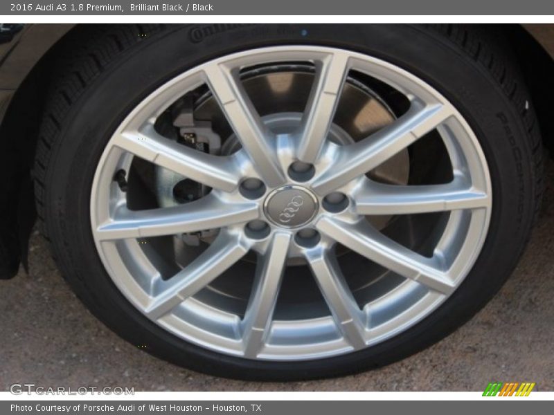 Brilliant Black / Black 2016 Audi A3 1.8 Premium