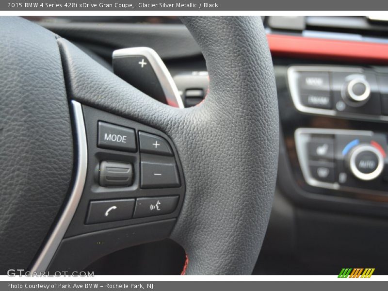 Glacier Silver Metallic / Black 2015 BMW 4 Series 428i xDrive Gran Coupe