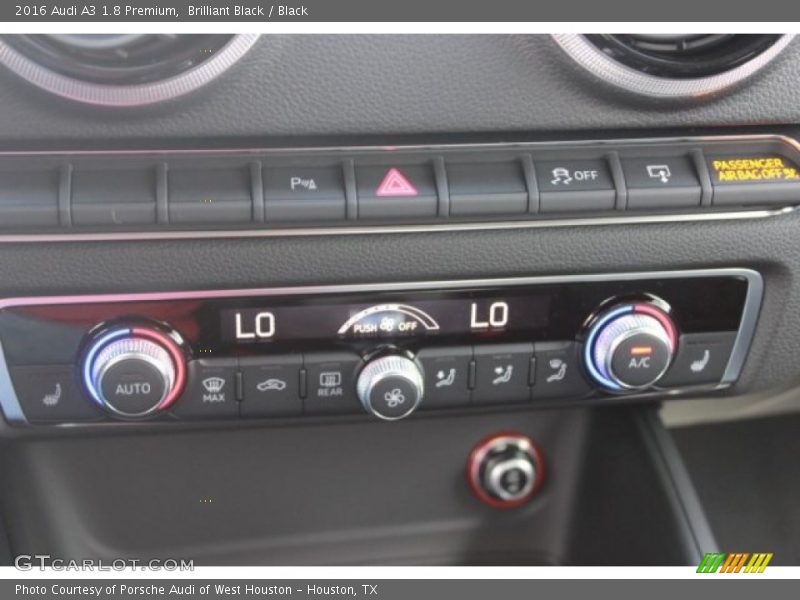 Brilliant Black / Black 2016 Audi A3 1.8 Premium