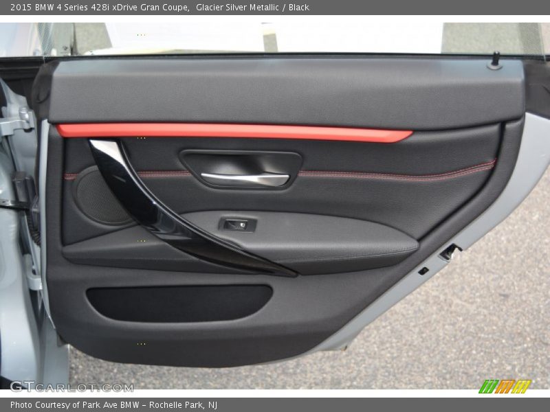 Glacier Silver Metallic / Black 2015 BMW 4 Series 428i xDrive Gran Coupe
