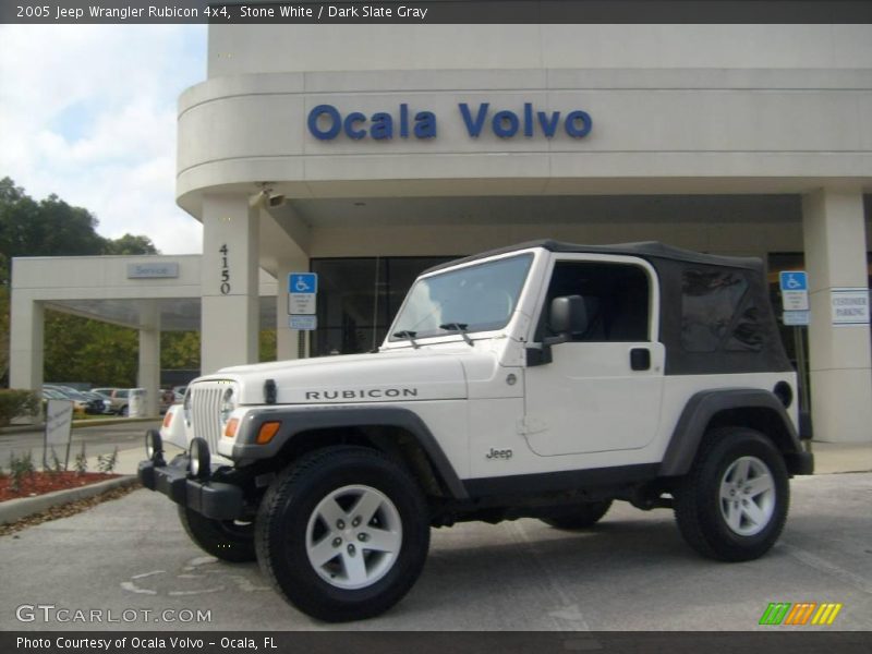 Stone White / Dark Slate Gray 2005 Jeep Wrangler Rubicon 4x4